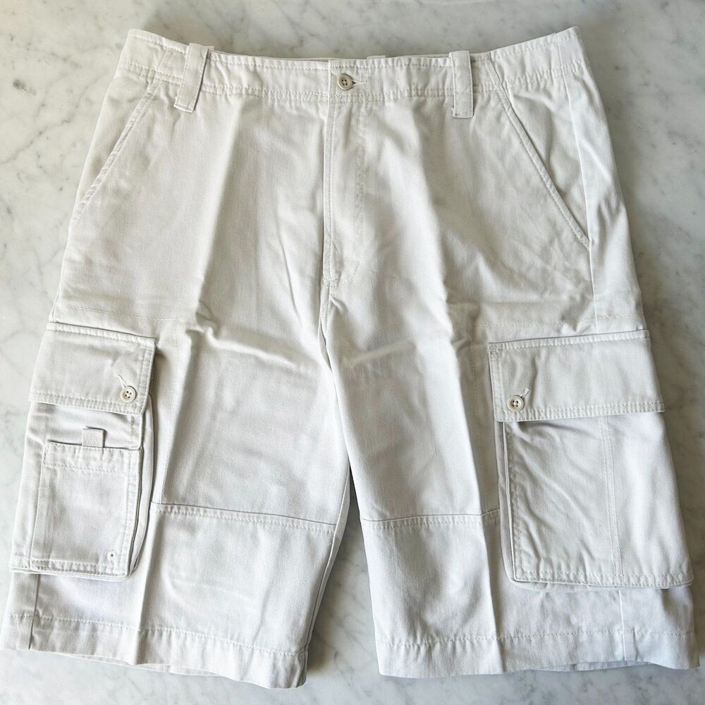 Timberland Cargo Shorts Light Tan 100% Cotton - Men's Size 34